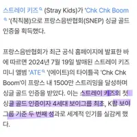 아미들에게 항의받고 있는 스트레이 키즈 공계.x