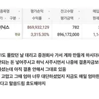 하이닉스로 결혼자금 마련한 썰