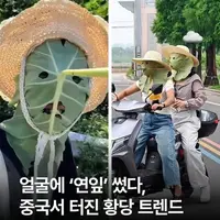 중국에서 퍼지고 있다는 햇빛 차단법