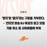 과즙세연 지지문 올린 한국사이버성폭력센터(국가기관❌)