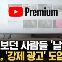 싱글벙글 유튜브, 건너뛰기 불가 광고 도입 예정.