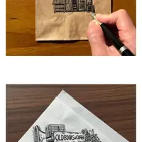 스타벅스 냅킨에 그림그리는걸로 유명하던 작가 근황