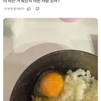 계란을 깨보니 하얀 긴 실같은 게 붙어 있었어... 처음 봐서 뭐인지 몰라서 ChatGPT한테 물어봤더니 먹어도 괜찮다고 하길래 먹어버렸어...