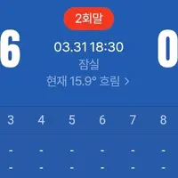 [KBO] 둘 중 한 팀은 개막 못한다는 잠실 경기 상황